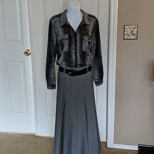 Blouse and Skirt Ensemble